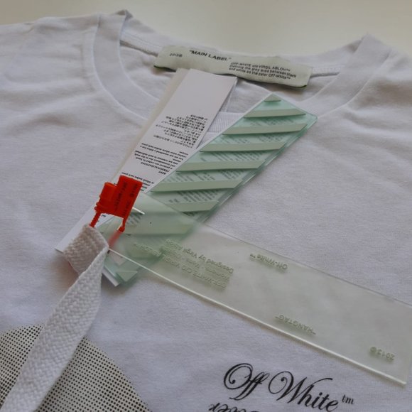 OFF WHITE UNDERCOVER HAND DART WHITE BASIC TEE - Picture 5 of 8